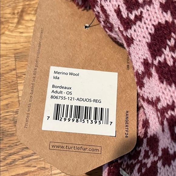 NWT Turtle Fur Ida Merino Wool Beanie - Picture 3 of 6